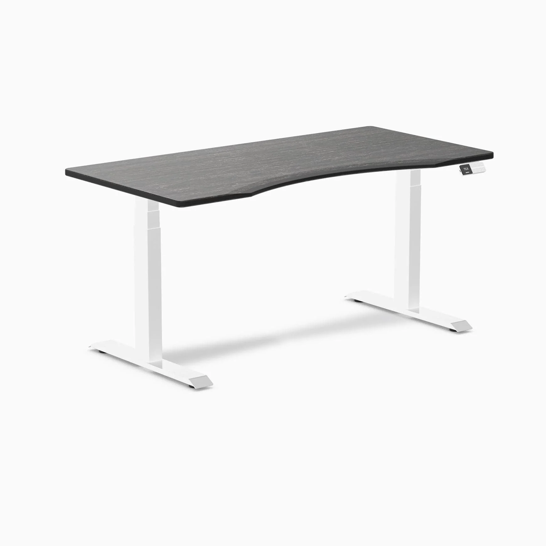 Almost Perfect Desky Dual Ergo Edge Sit Stand Desk - Image 25