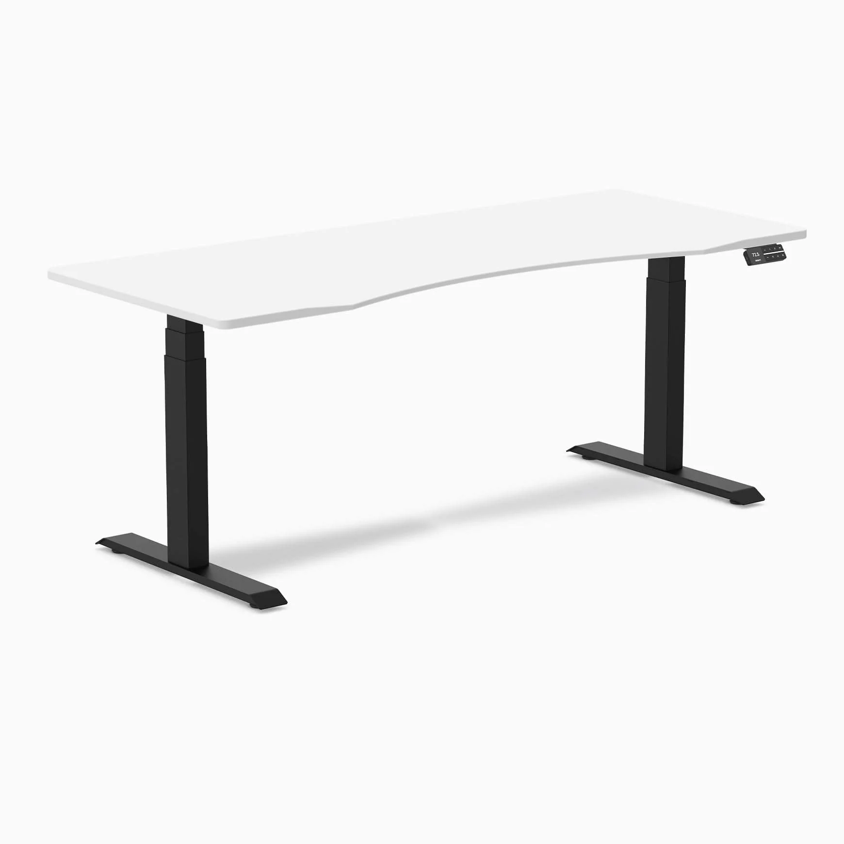 Almost Perfect Desky Dual Ergo Edge Sit Stand Desk - Image 45