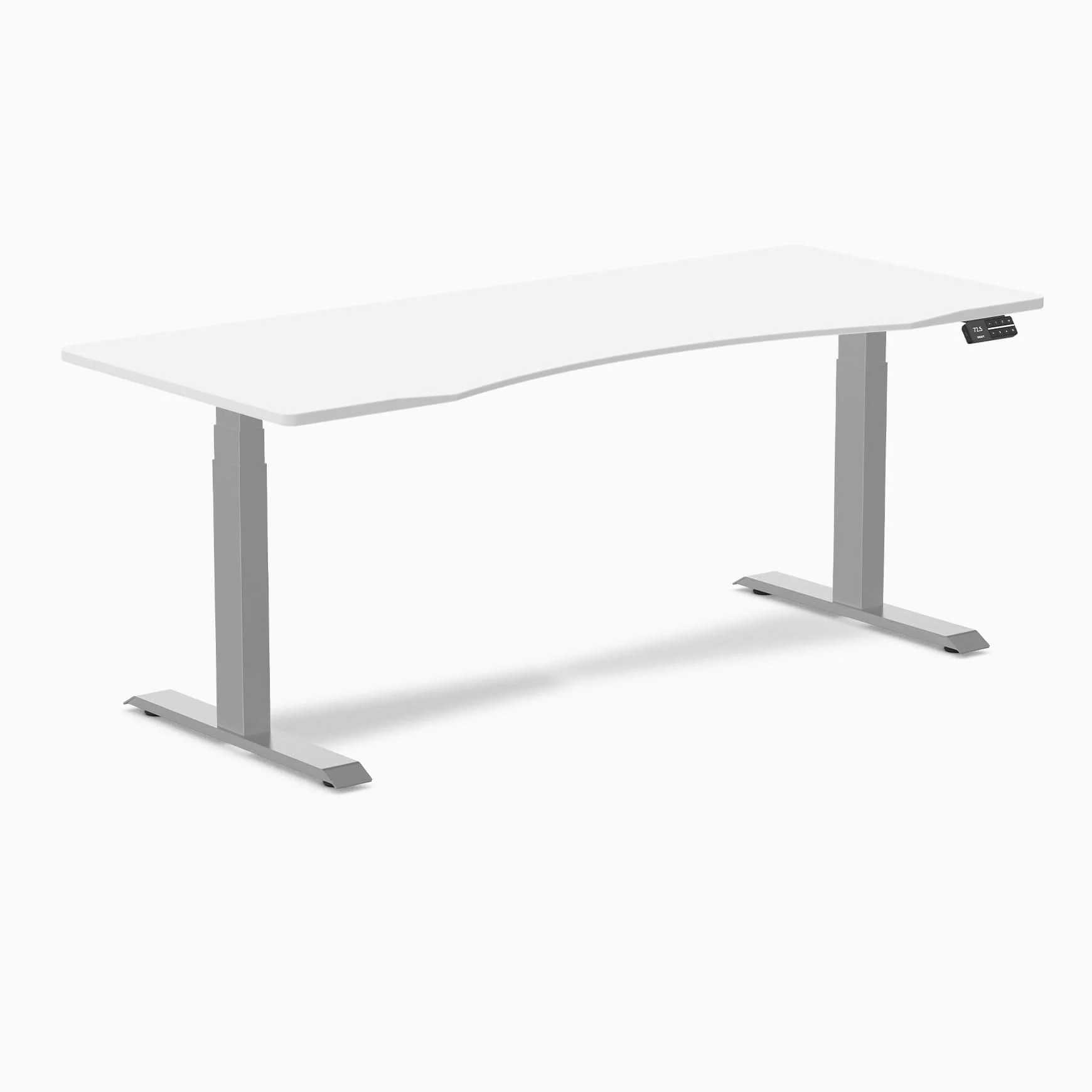 Almost Perfect Desky Dual Ergo Edge Sit Stand Desk - Image 47