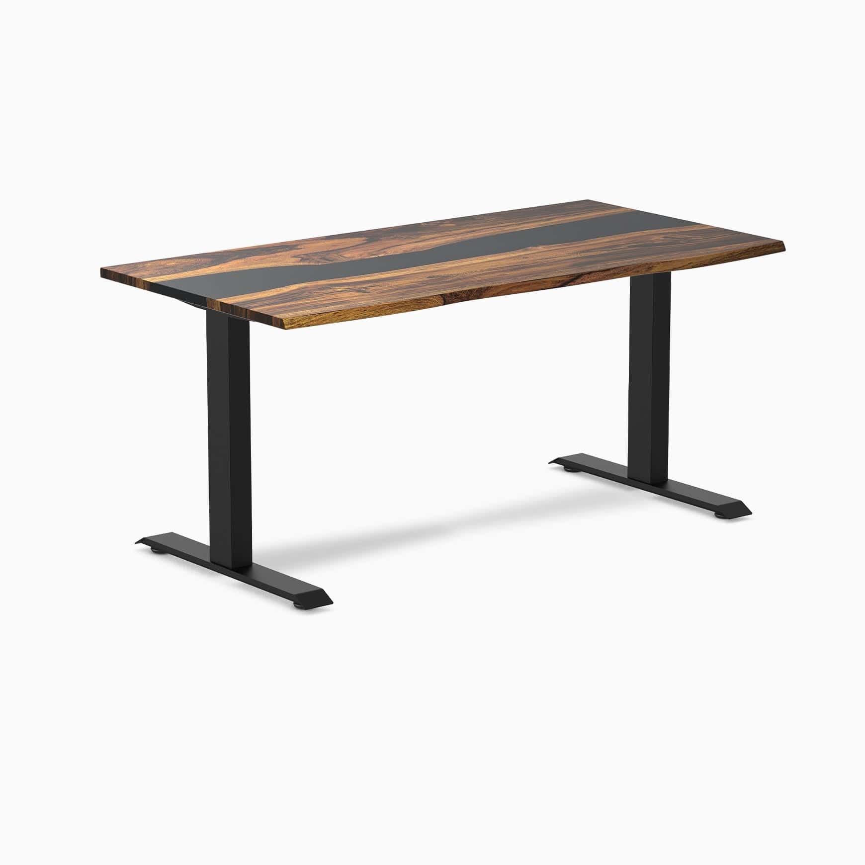 Almost Perfect Desky Dual Resin Hardwood Sit Stand Desk - Image 12