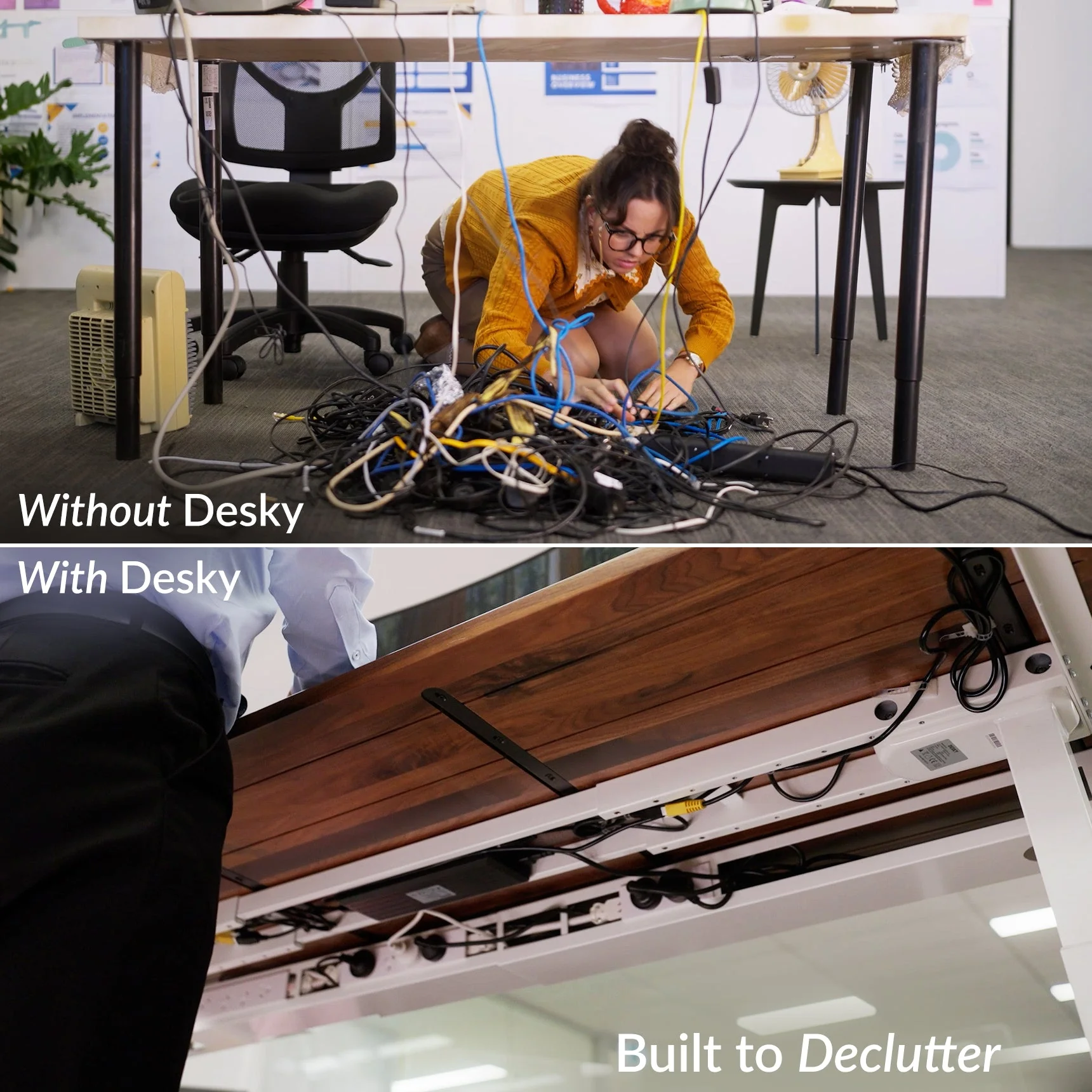 Almost Perfect Desky Integrated Cable & Power Channel - Image 4
