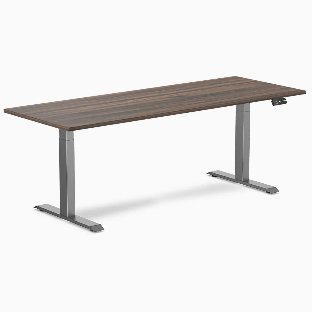 Desky Dual Melamine Sit Stand Desk - Image 153