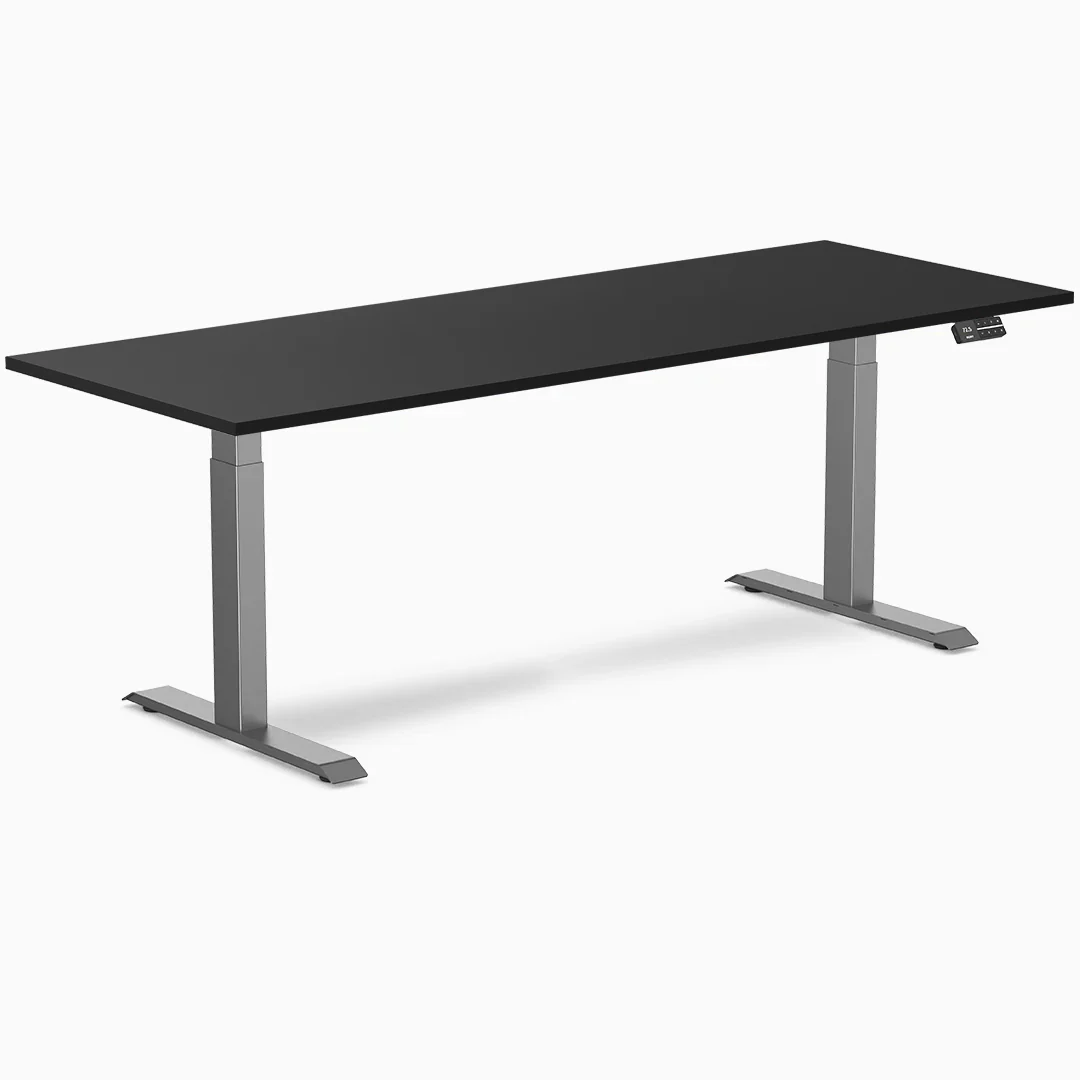 Desky Dual Melamine Sit Stand Desk - Image 46