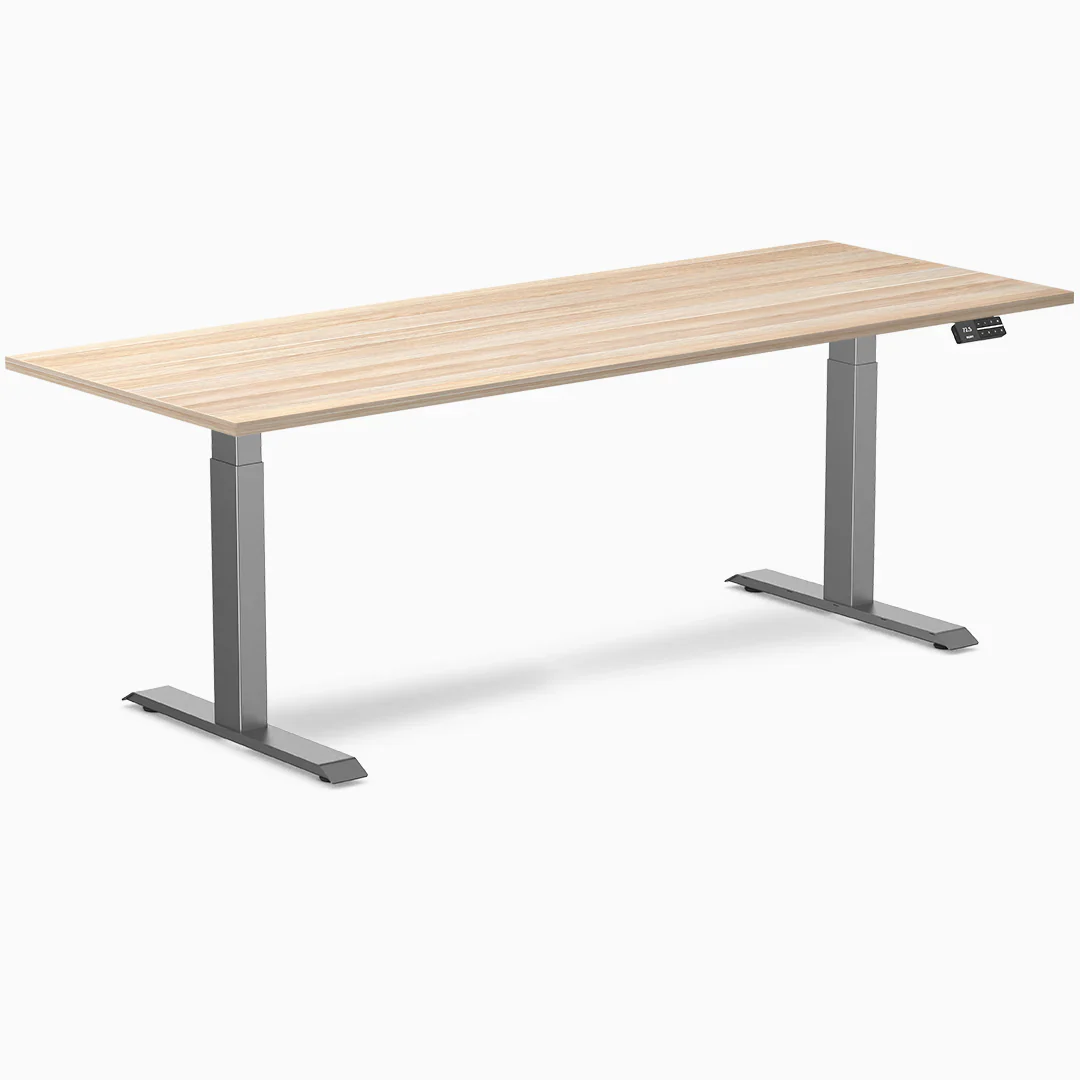 Desky Dual Melamine Sit Stand Desk - Image 48