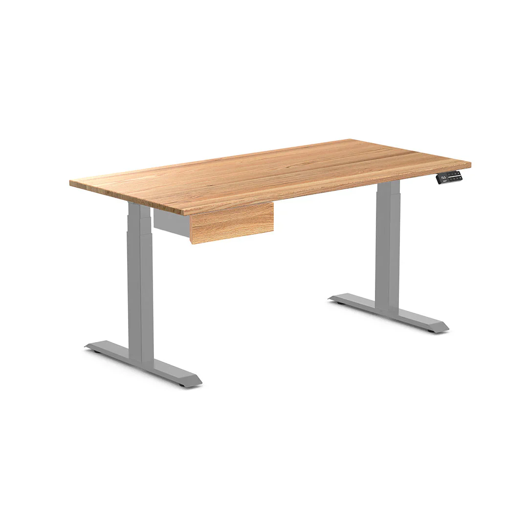 Desky Dual Hardwood Standing Desk With Drawer - Image 111