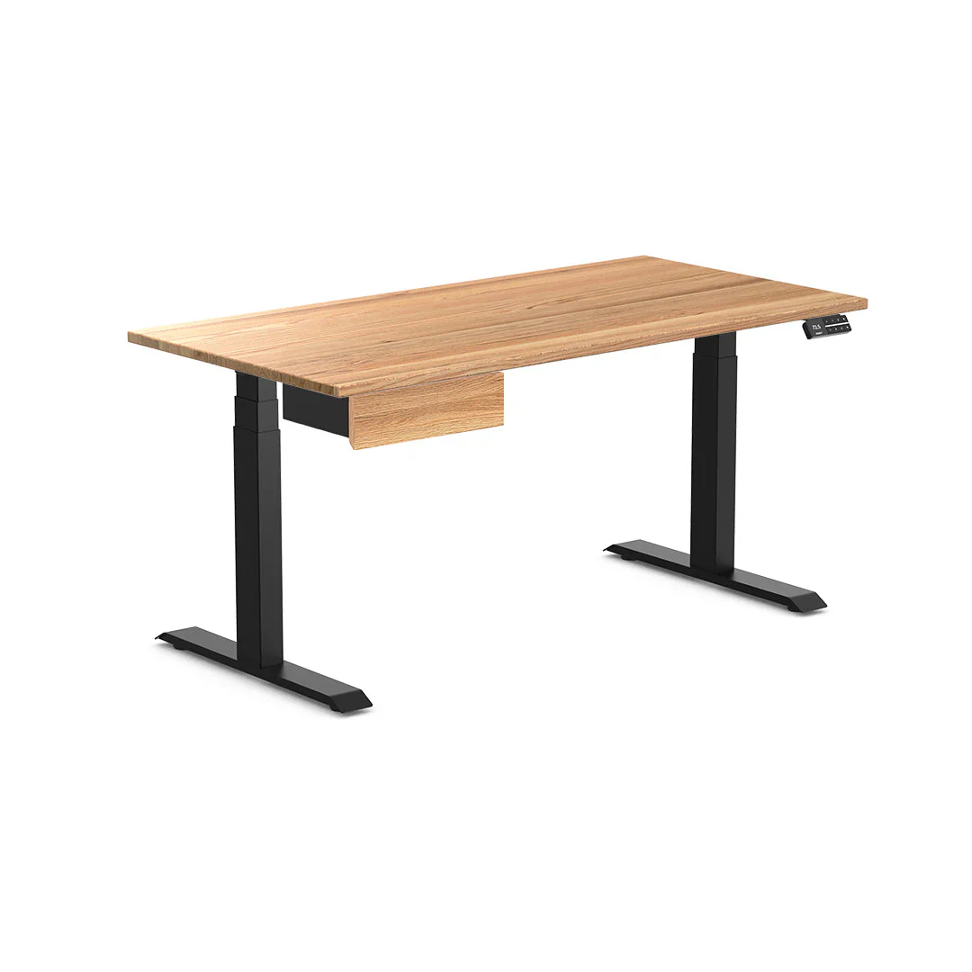 Desky Dual Hardwood Standing Desk With Drawer - Image 113