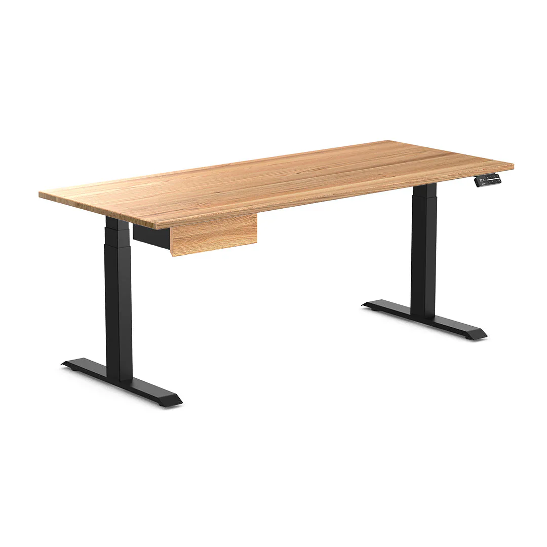 Desky Dual Hardwood Standing Desk With Drawer - Image 116