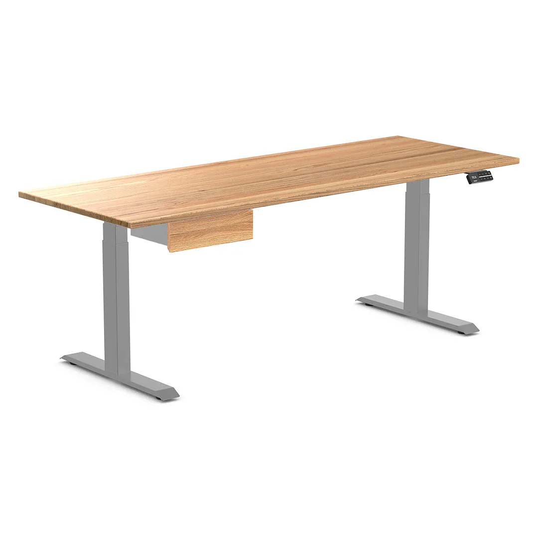 Desky Dual Hardwood Standing Desk With Drawer - Image 117
