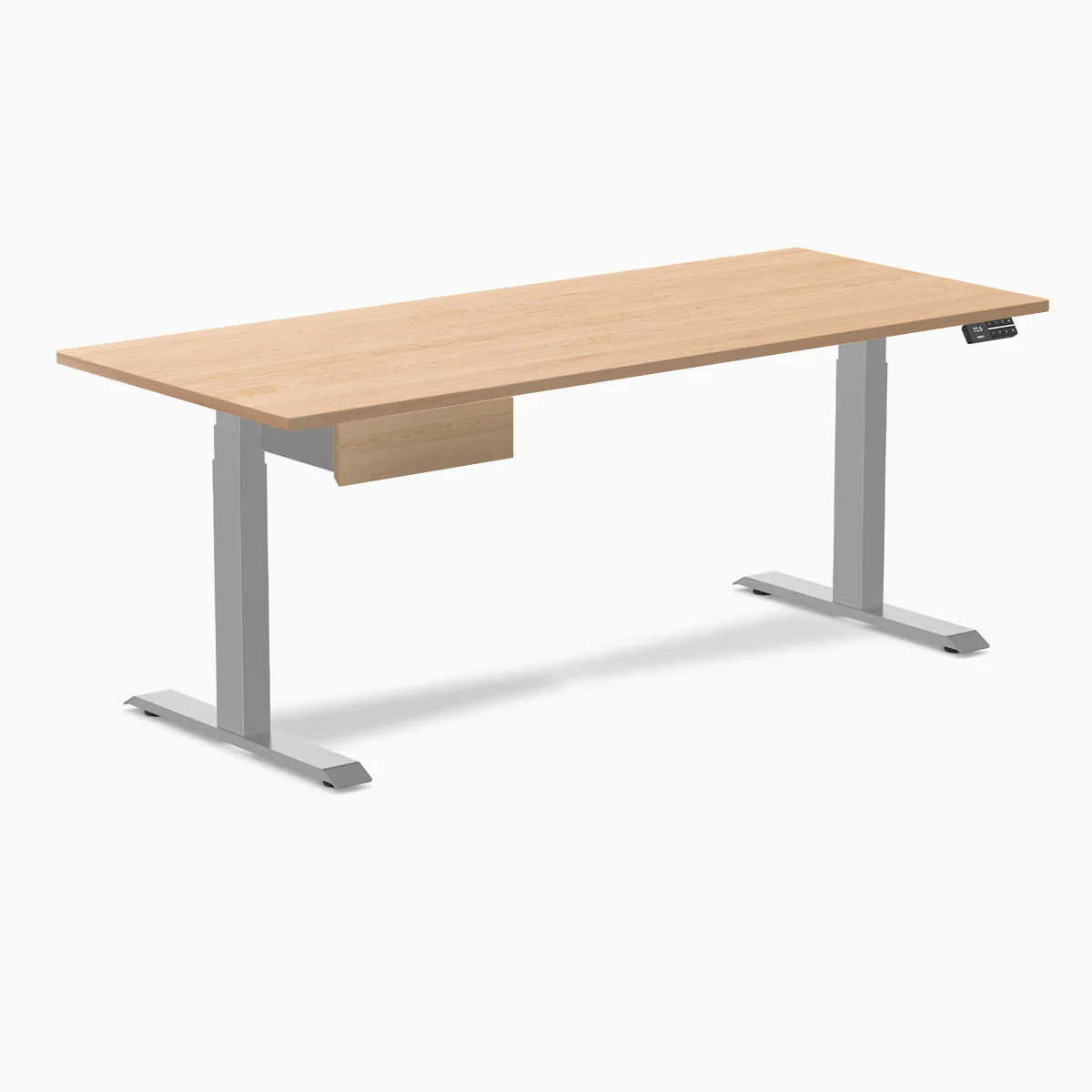 Desky Dual Hardwood Standing Desk With Drawer - Image 139