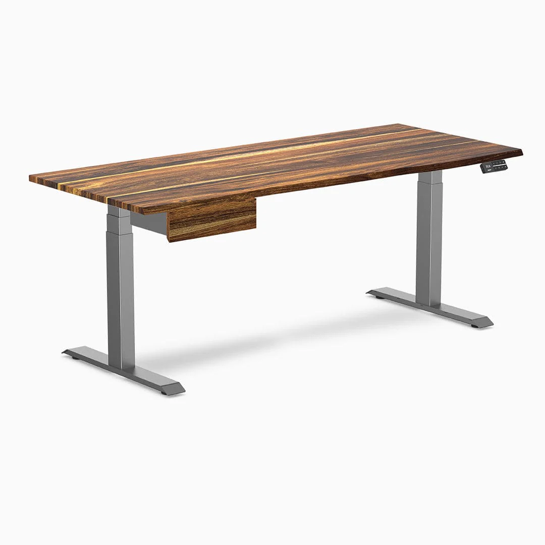 Desky Dual Hardwood Standing Desk With Drawer - Image 16