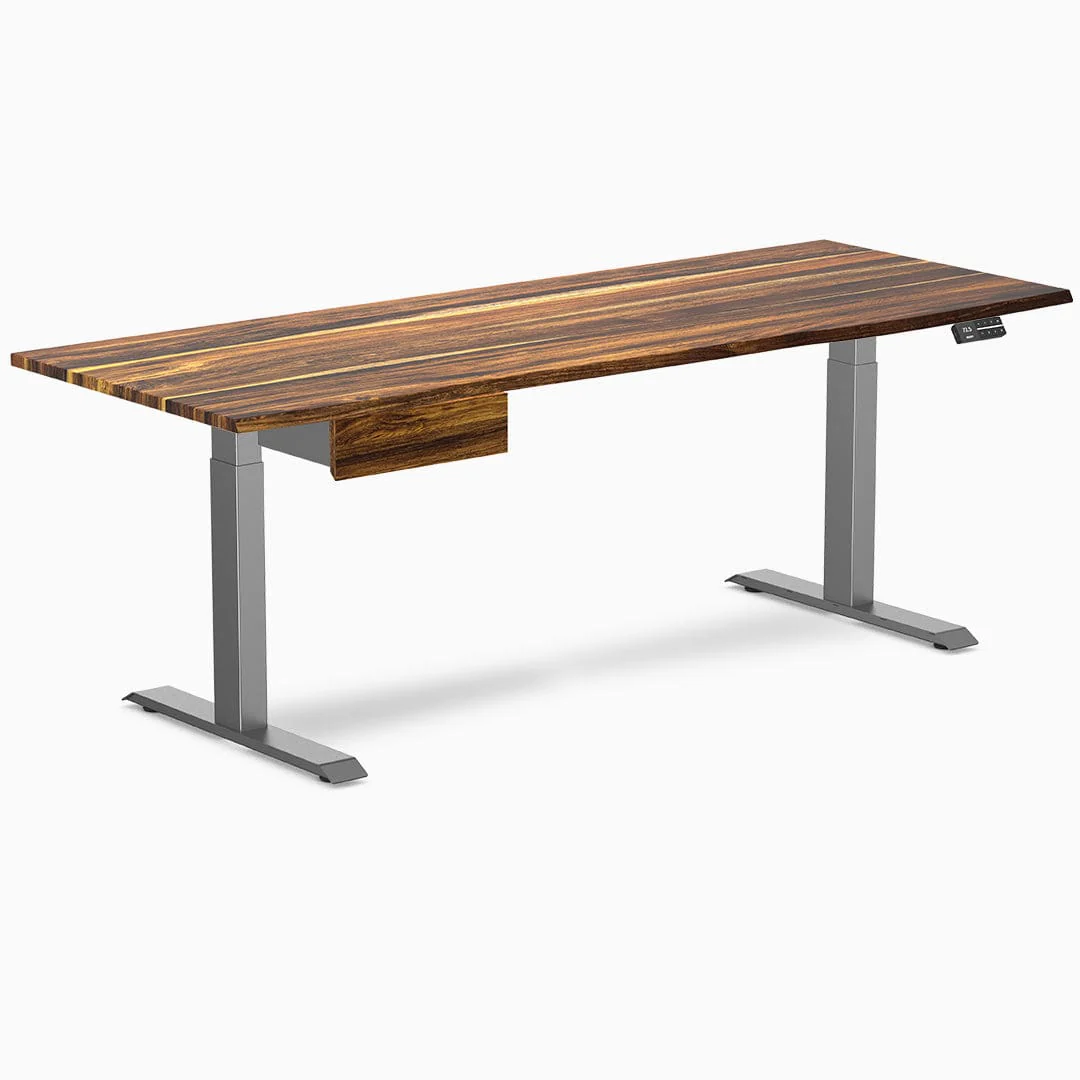 Desky Dual Hardwood Standing Desk With Drawer - Image 17