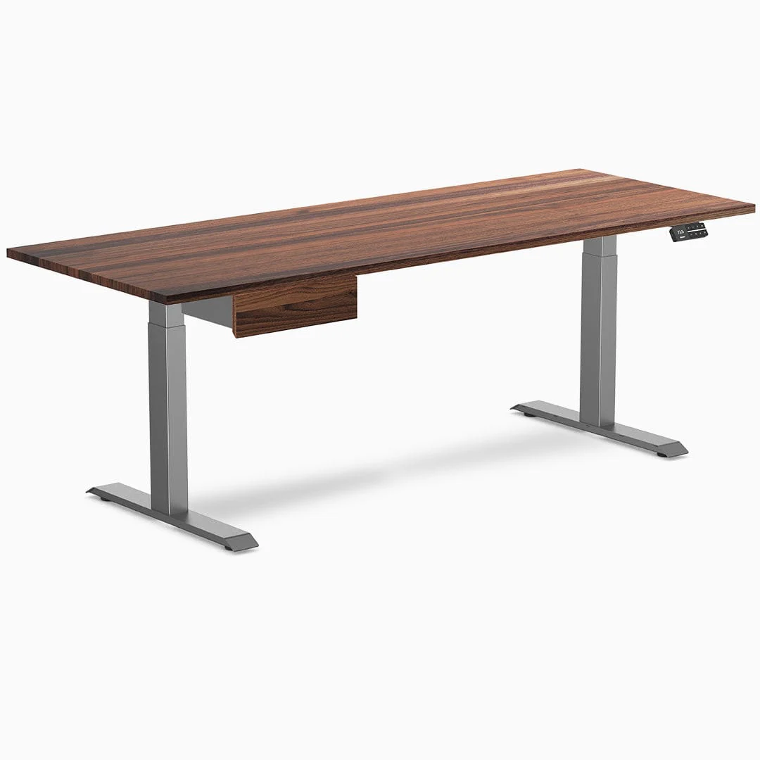 Desky Dual Hardwood Standing Desk With Drawer - Image 20