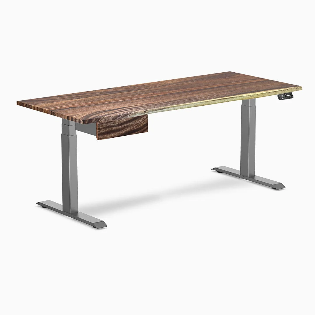 Desky Dual Hardwood Standing Desk With Drawer - Image 22