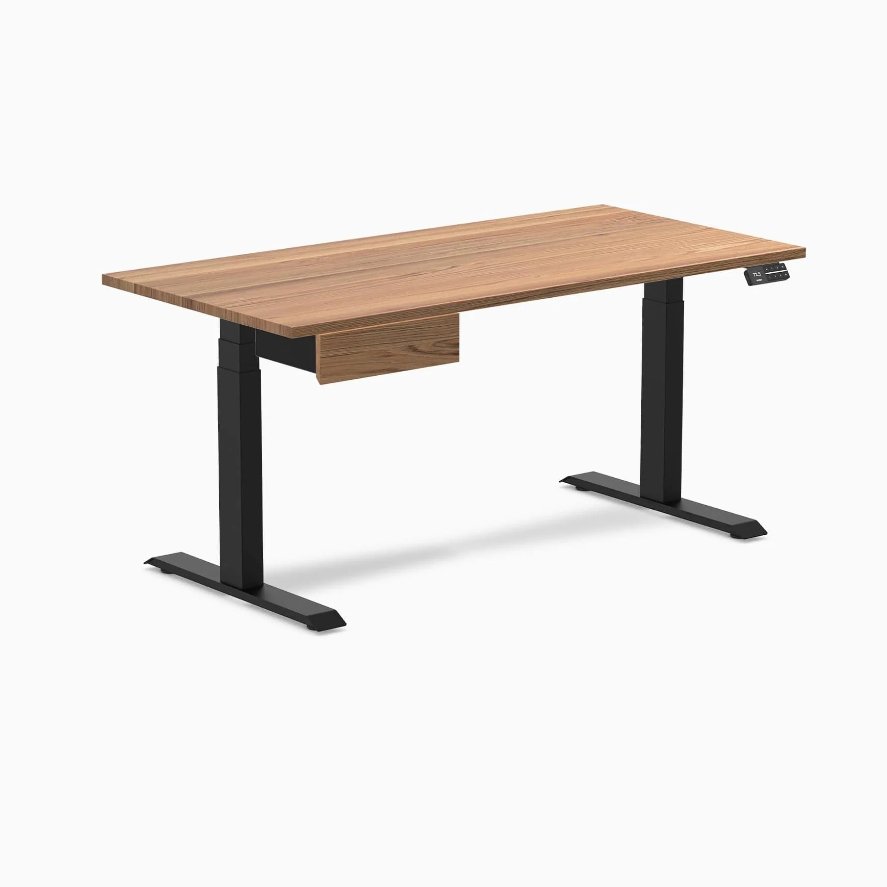 Desky Dual Hardwood Standing Desk With Drawer - Image 90