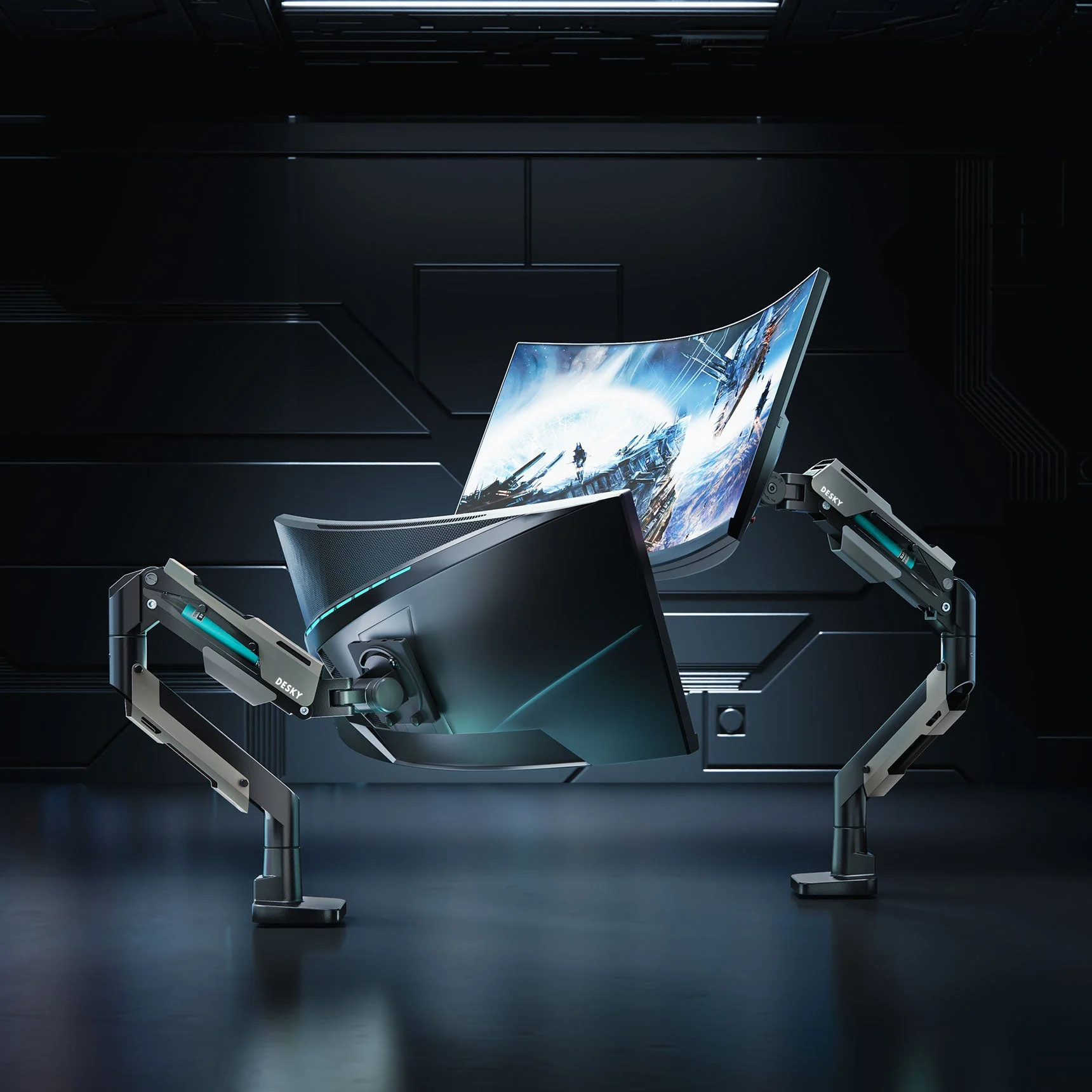 Desky Hercules Ultrawide Monitor Arm - Image 4