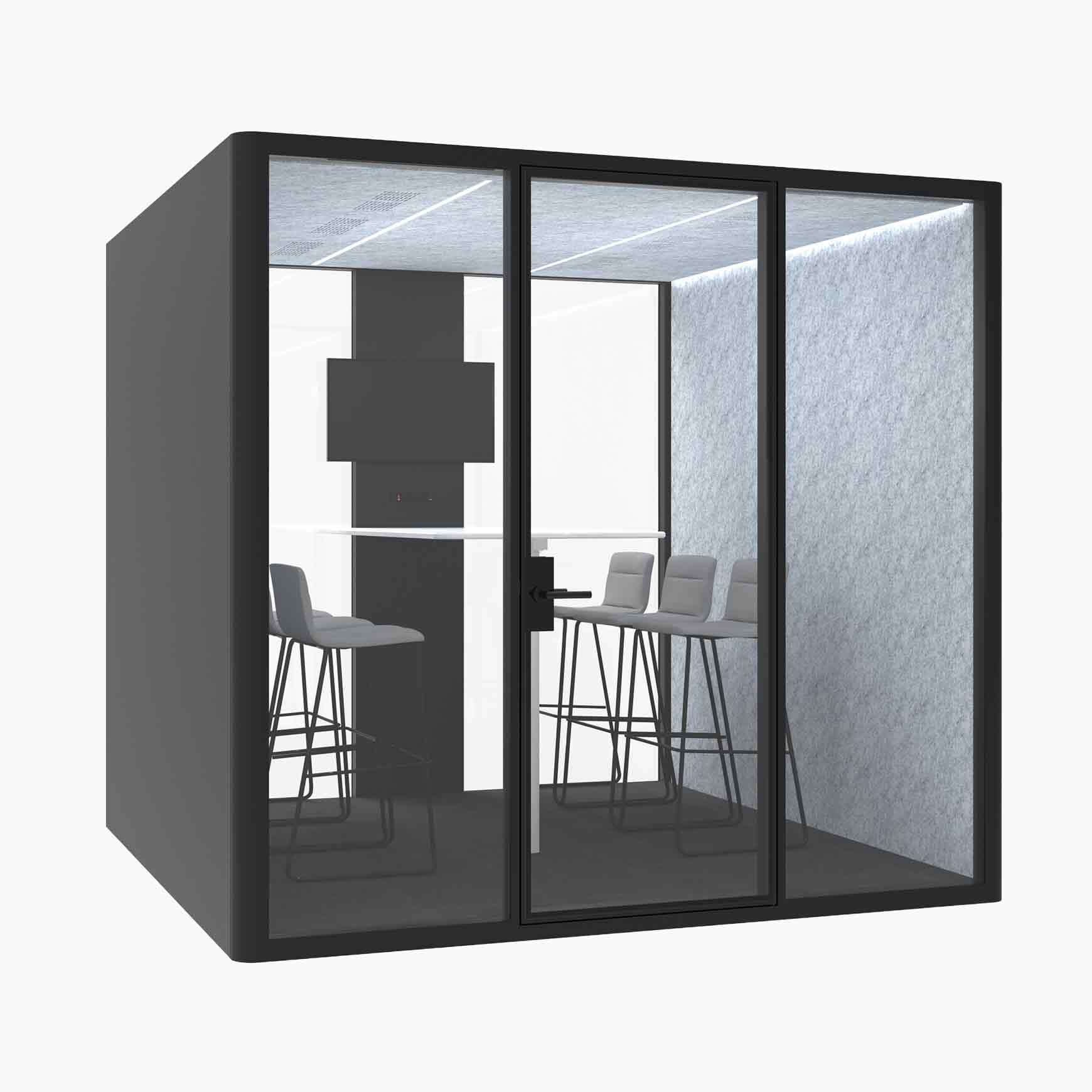 Hub Office Pod 6 Person Meeting Room Booth - Image 13