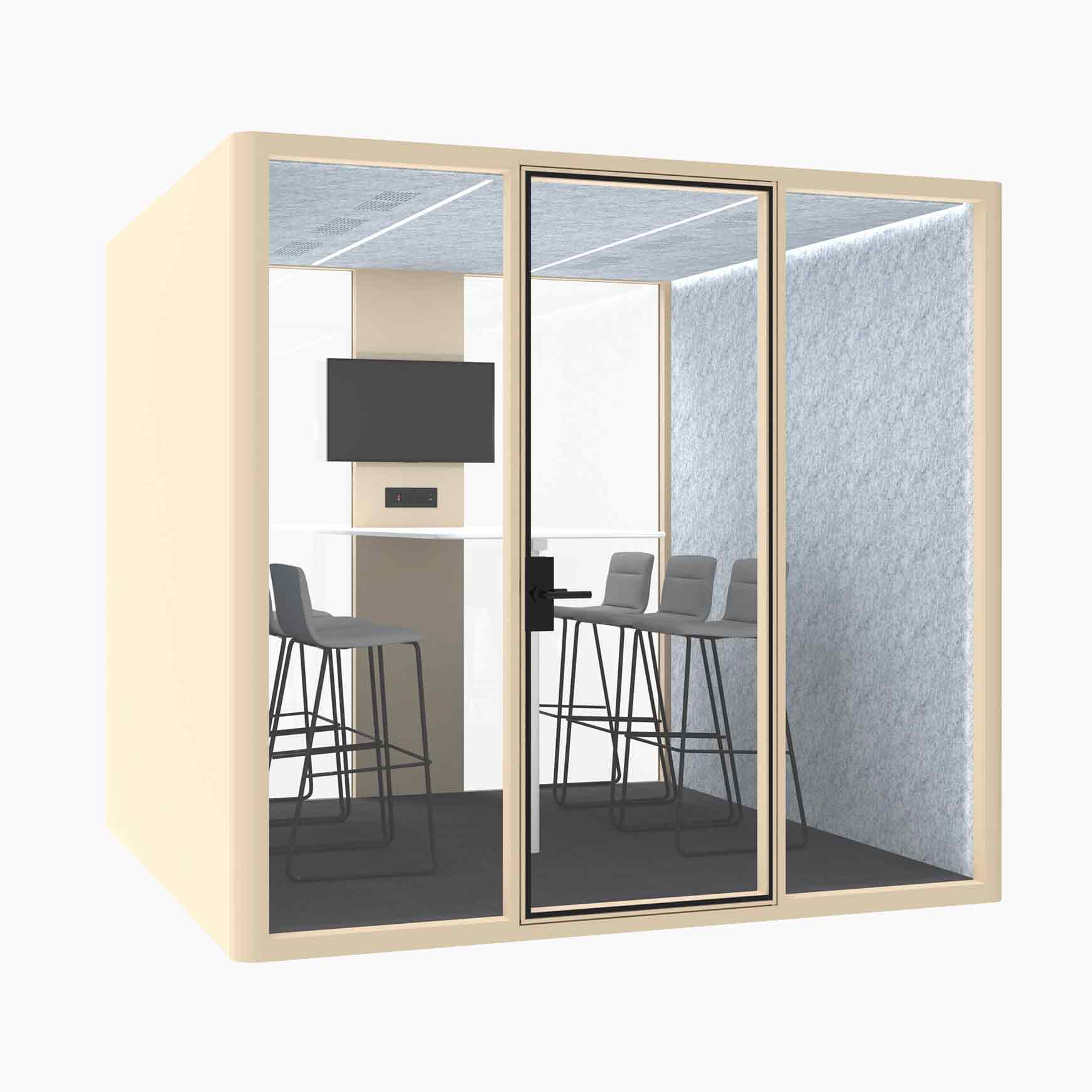 Hub Office Pod 6 Person Meeting Room Booth - Image 15