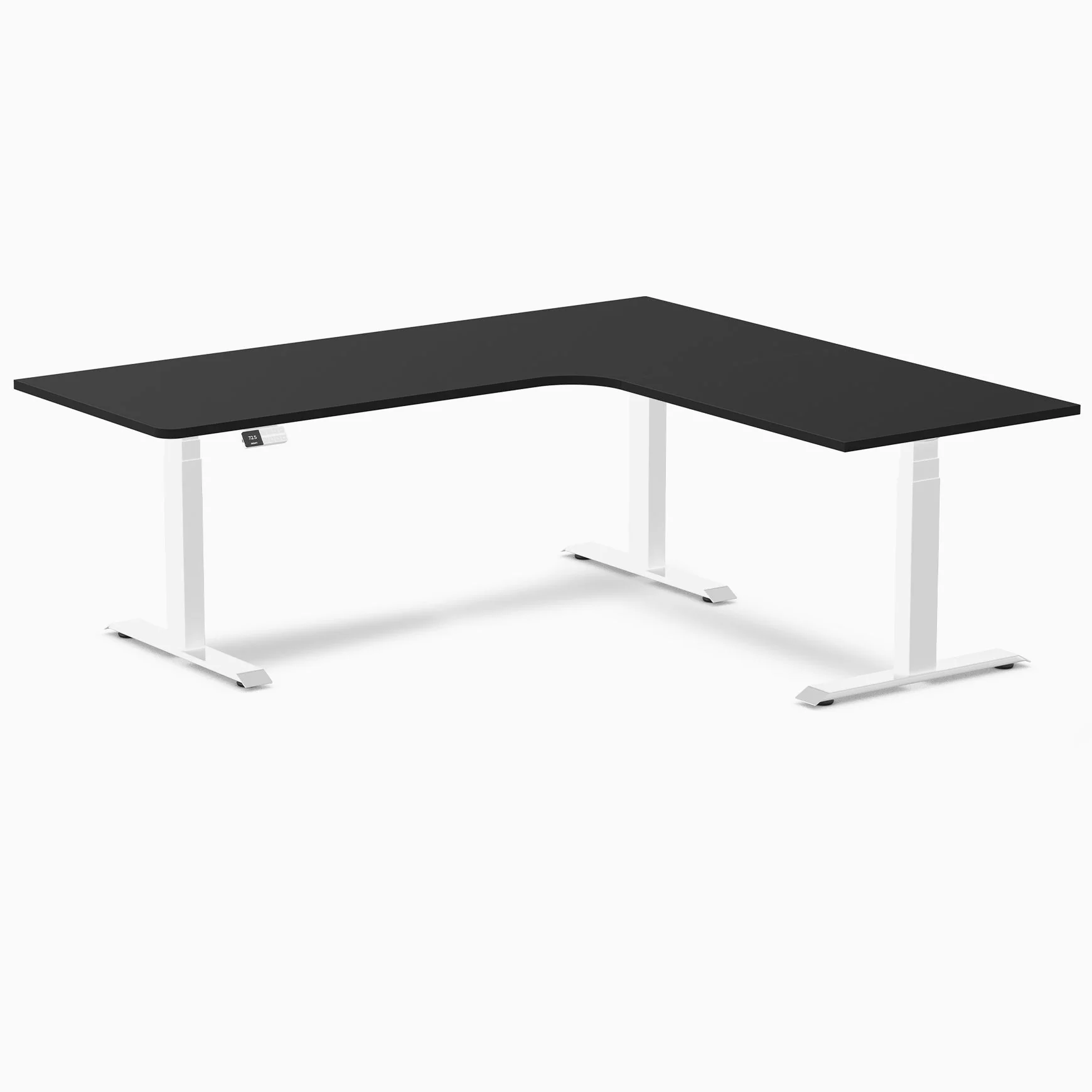 Desky L-Shape Melamine Sit Stand Desk - Image 55