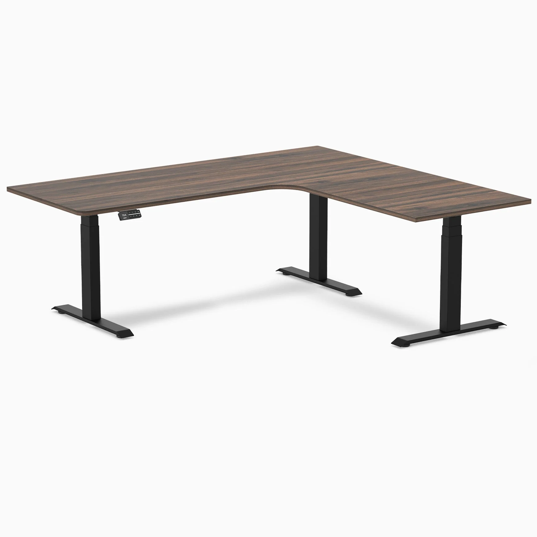 Desky L-Shape Melamine Sit Stand Desk - Image 84