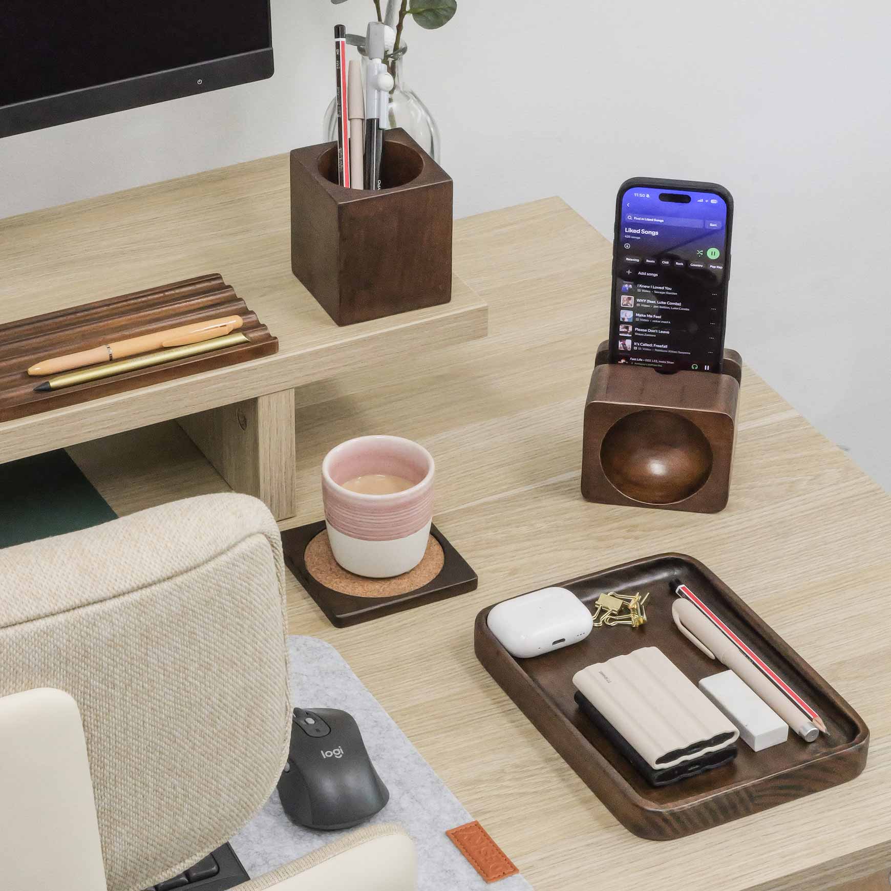 Desky Wooden Desk Accessories - Image 2