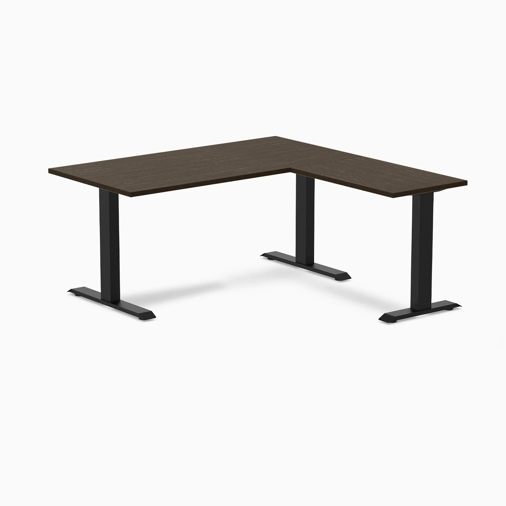 Desky Zero Bamboo L-Shape Office Desk - Image 13