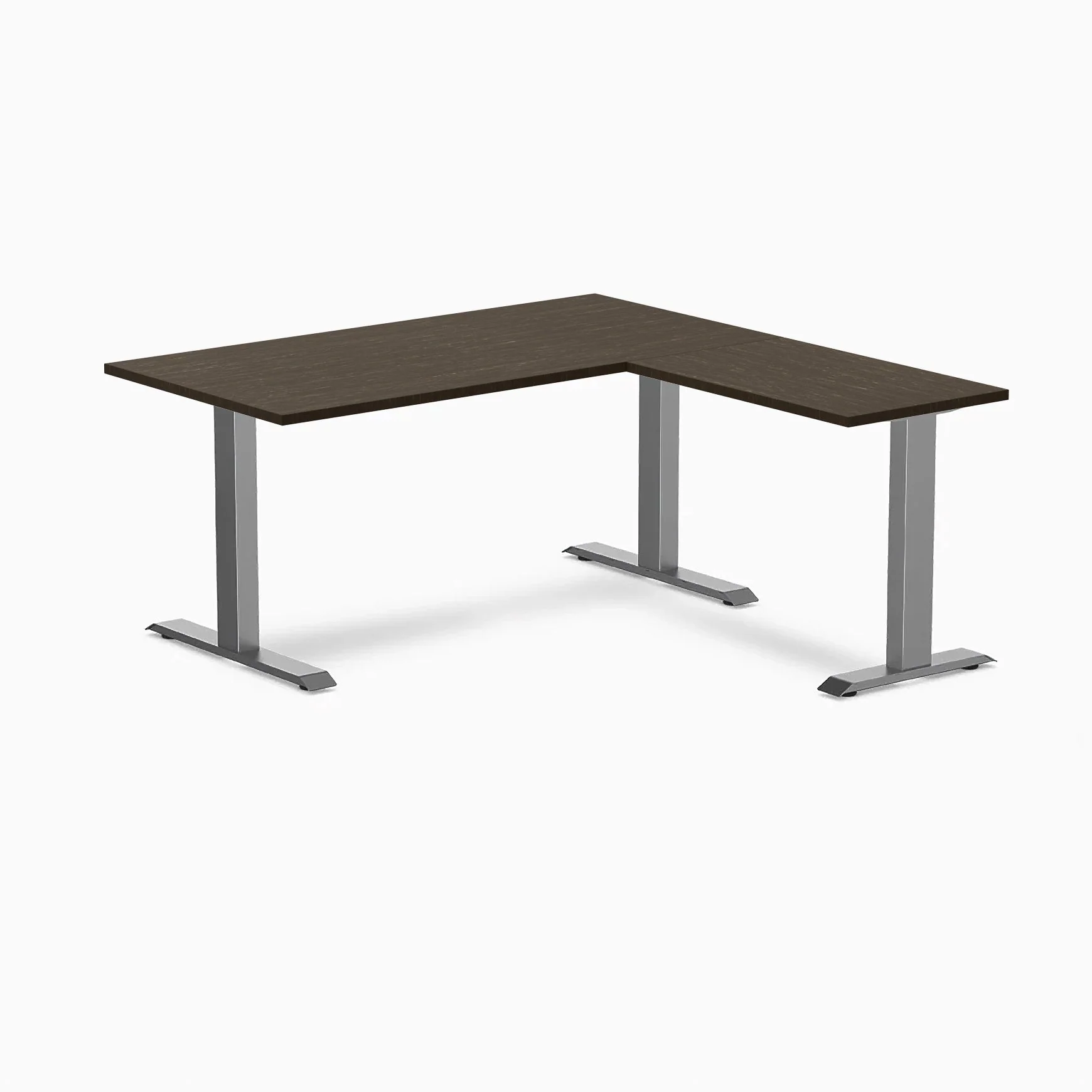 Desky Zero Bamboo L-Shape Office Desk - Image 15