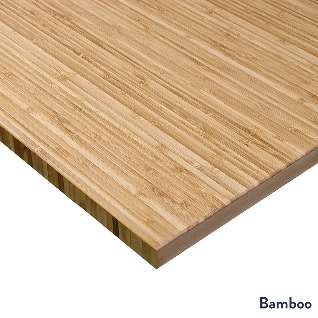 Desky Zero Bamboo L-Shape Office Desk - Image 3
