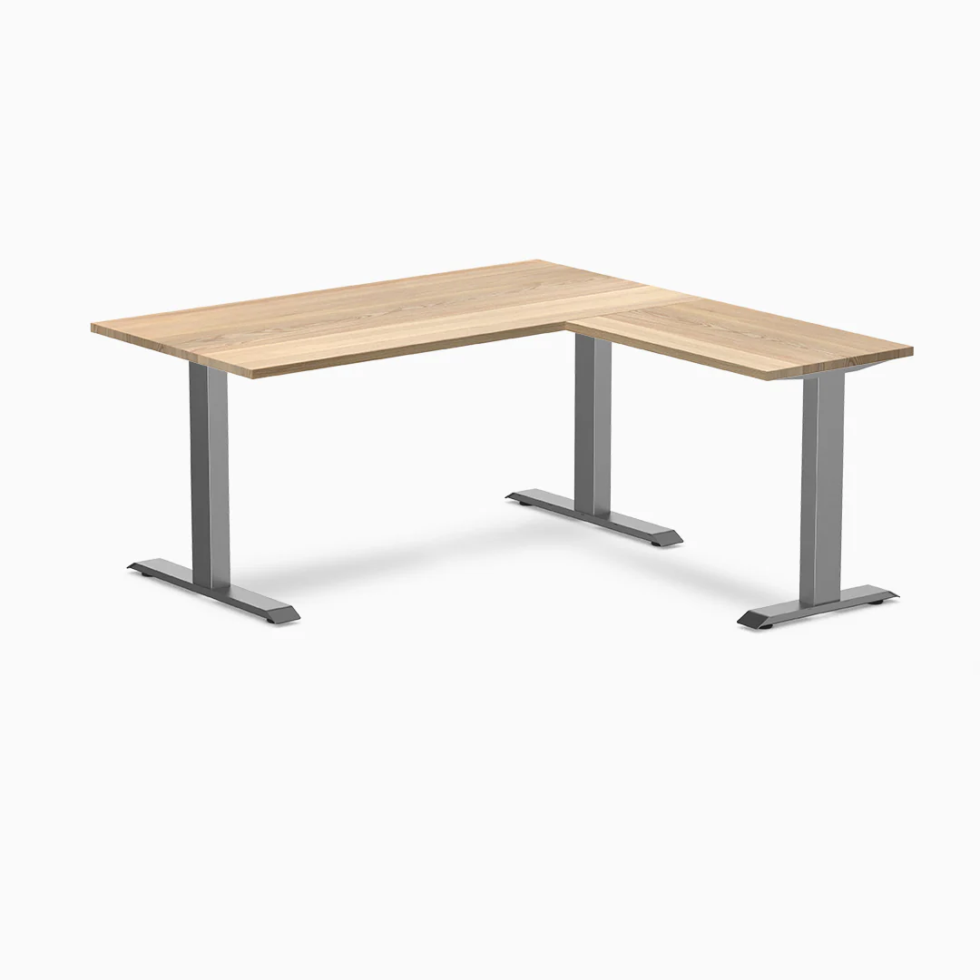 Desky Zero Hardwood L-Shape Office Desk - Image 17
