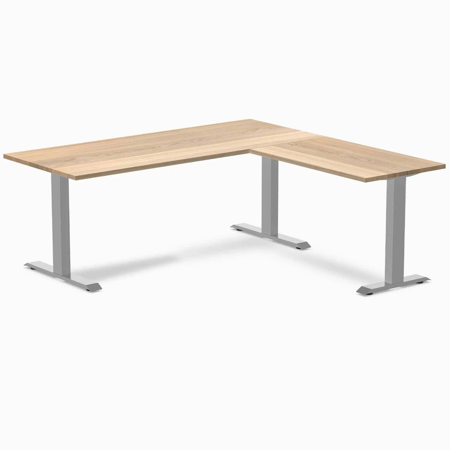 Desky Zero Hardwood L-Shape Office Desk - Image 46
