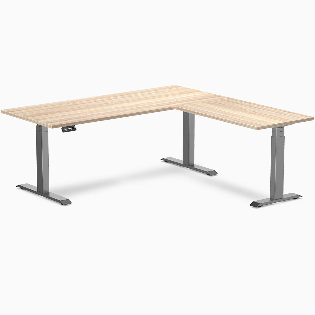Desky Zero Melamine L-Shape Office Desk - Image 16