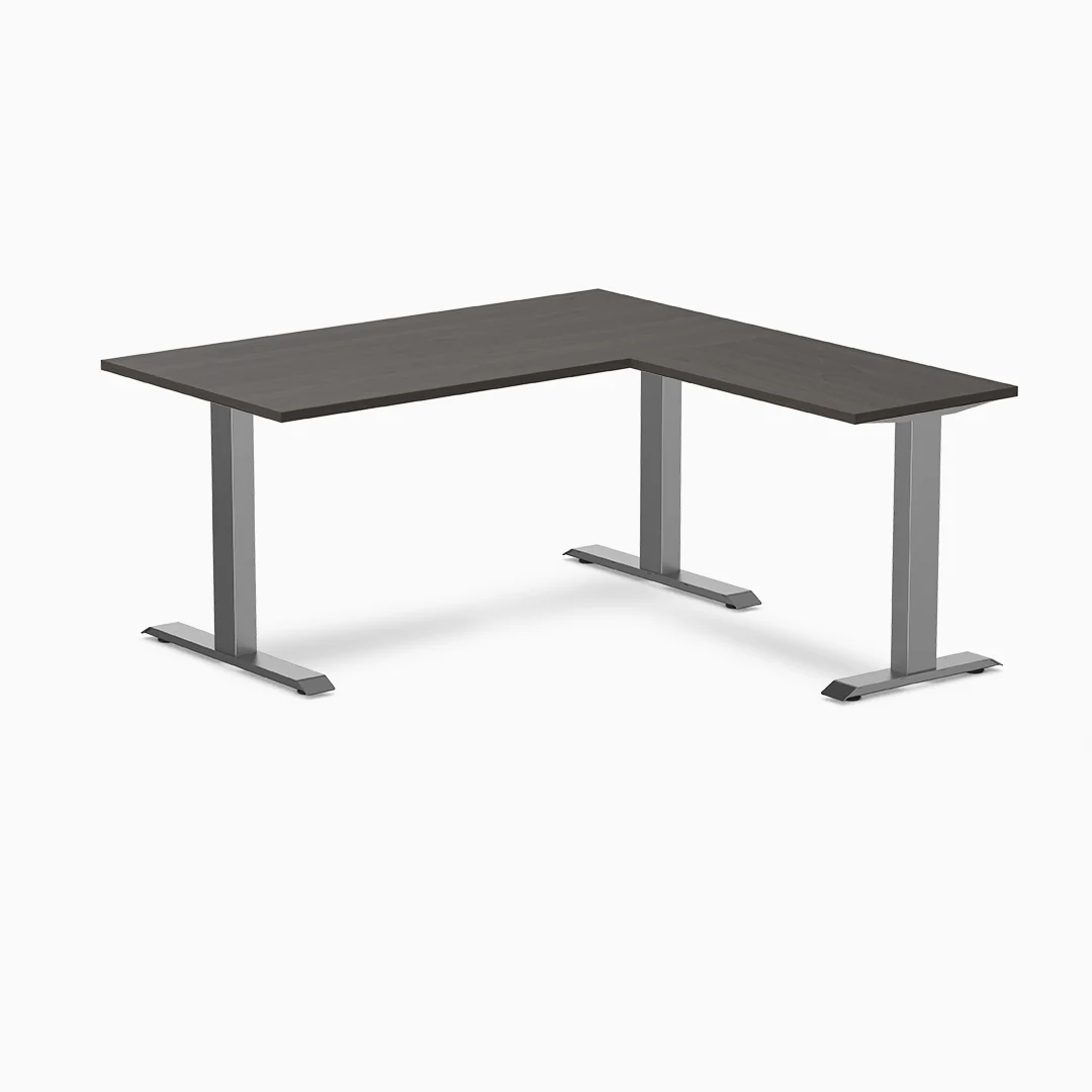 Desky Zero Melamine L-Shape Office Desk - Image 37