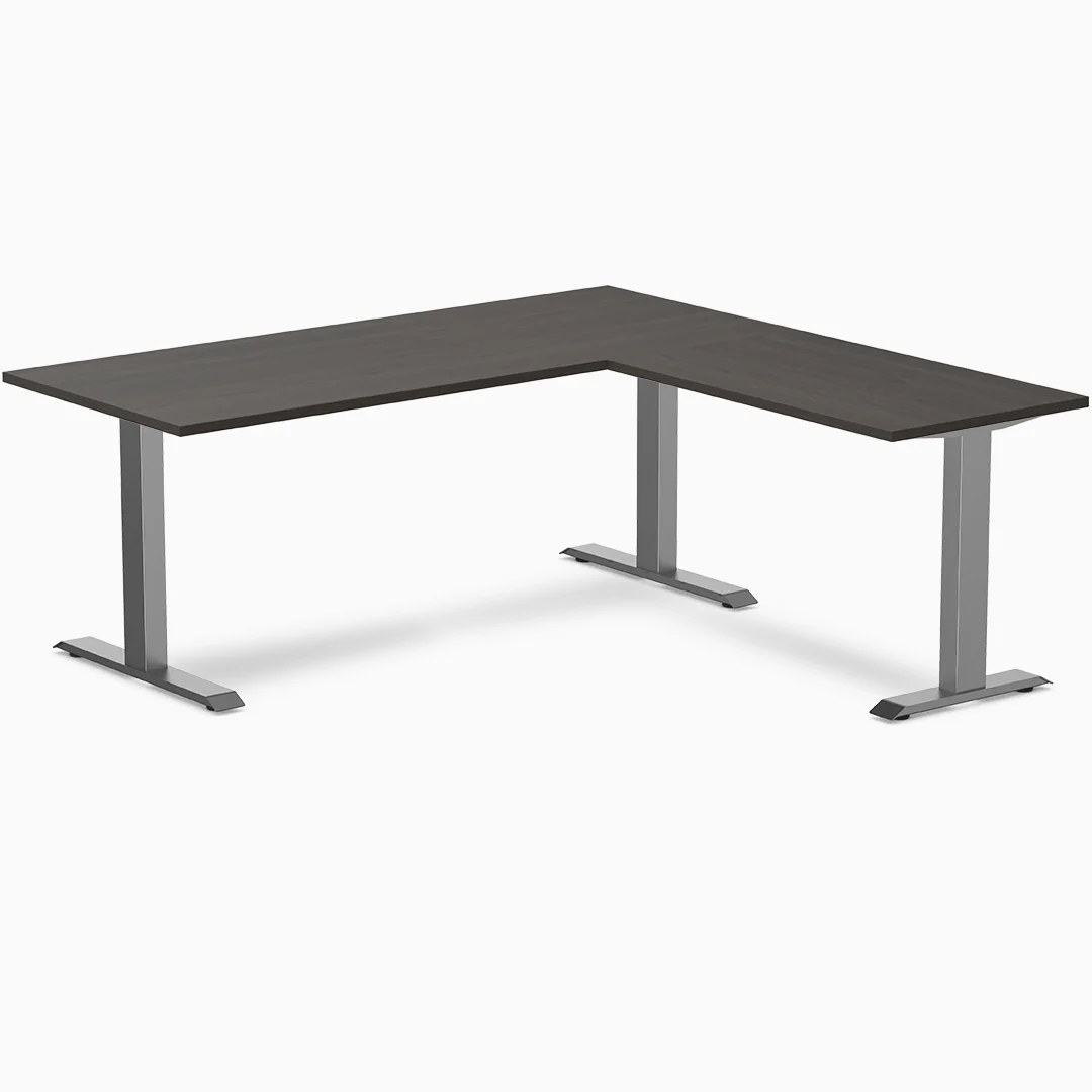 Desky Zero Melamine L-Shape Office Desk - Image 38