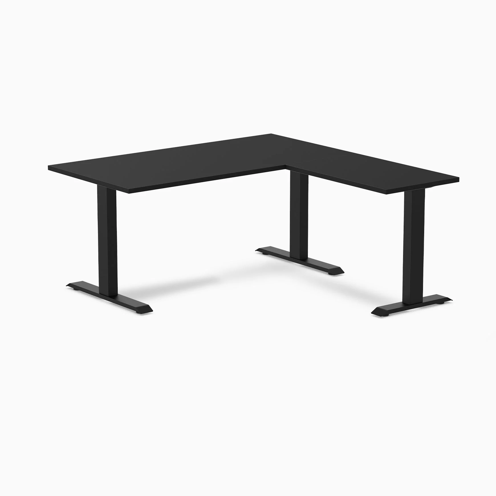 Desky Zero Melamine L-Shape Office Desk - Image 53