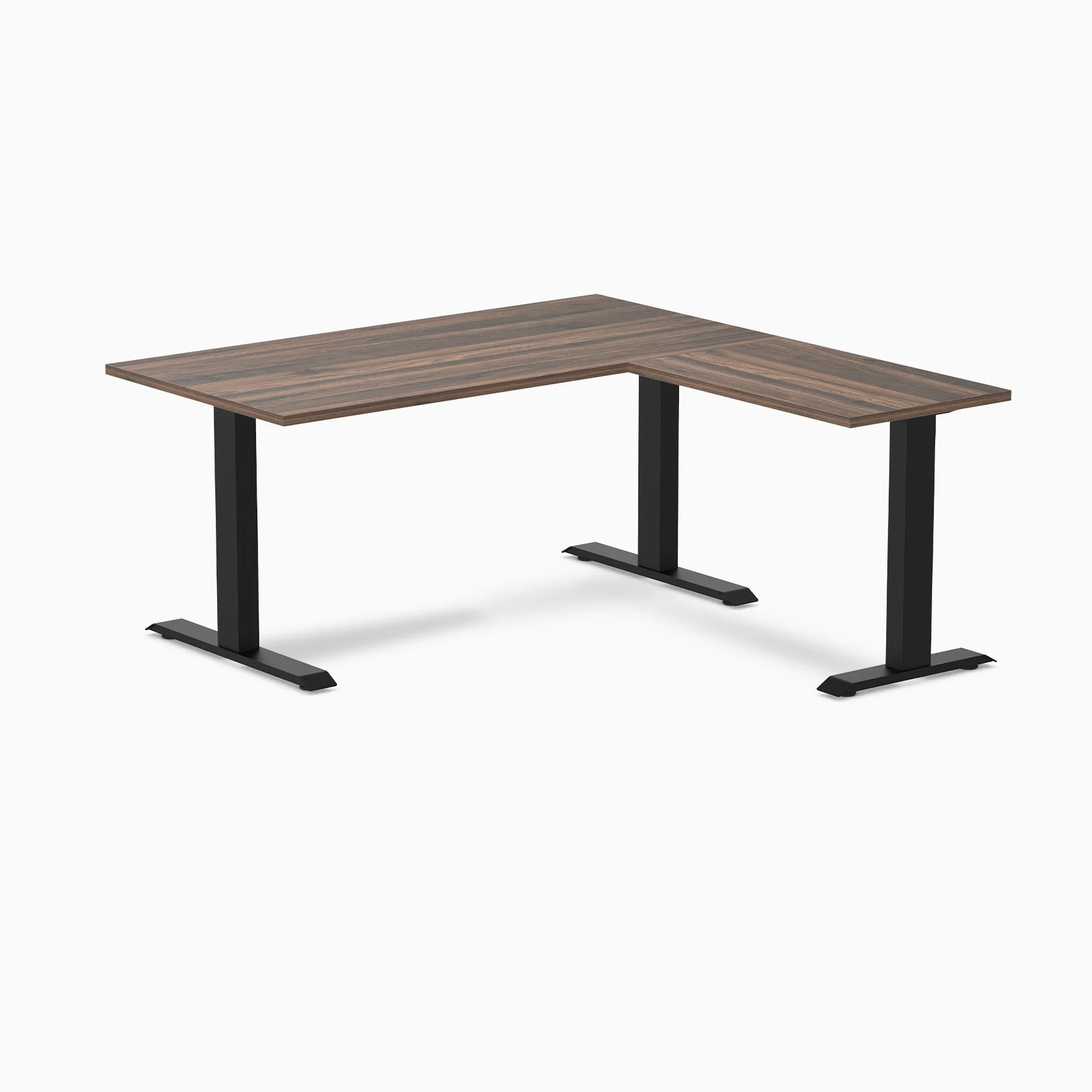 Desky Zero Melamine L-Shape Office Desk - Image 76