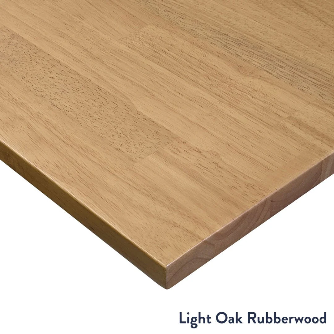 Desky Zero Mini Rubberwood Office Desk - Image 5